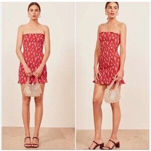 Reformation Red Tube Dress